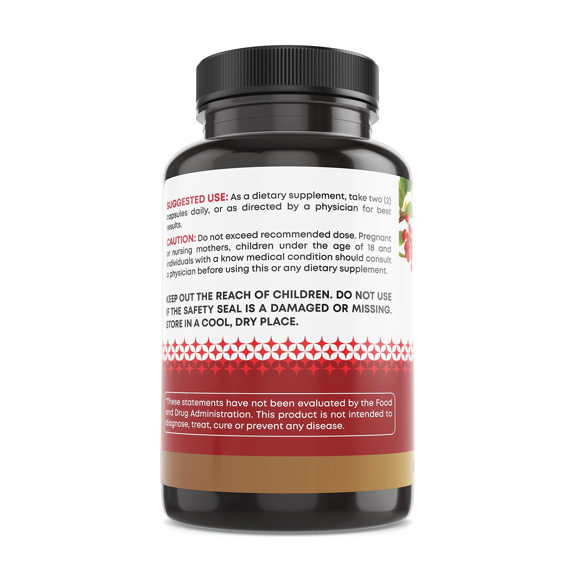 Ancient Bliss Berberine HCL 1200mg with Ceylon Cinnamon, Bitter Melon, and Green Tea Extract - 120 Capsules - Medaid International
