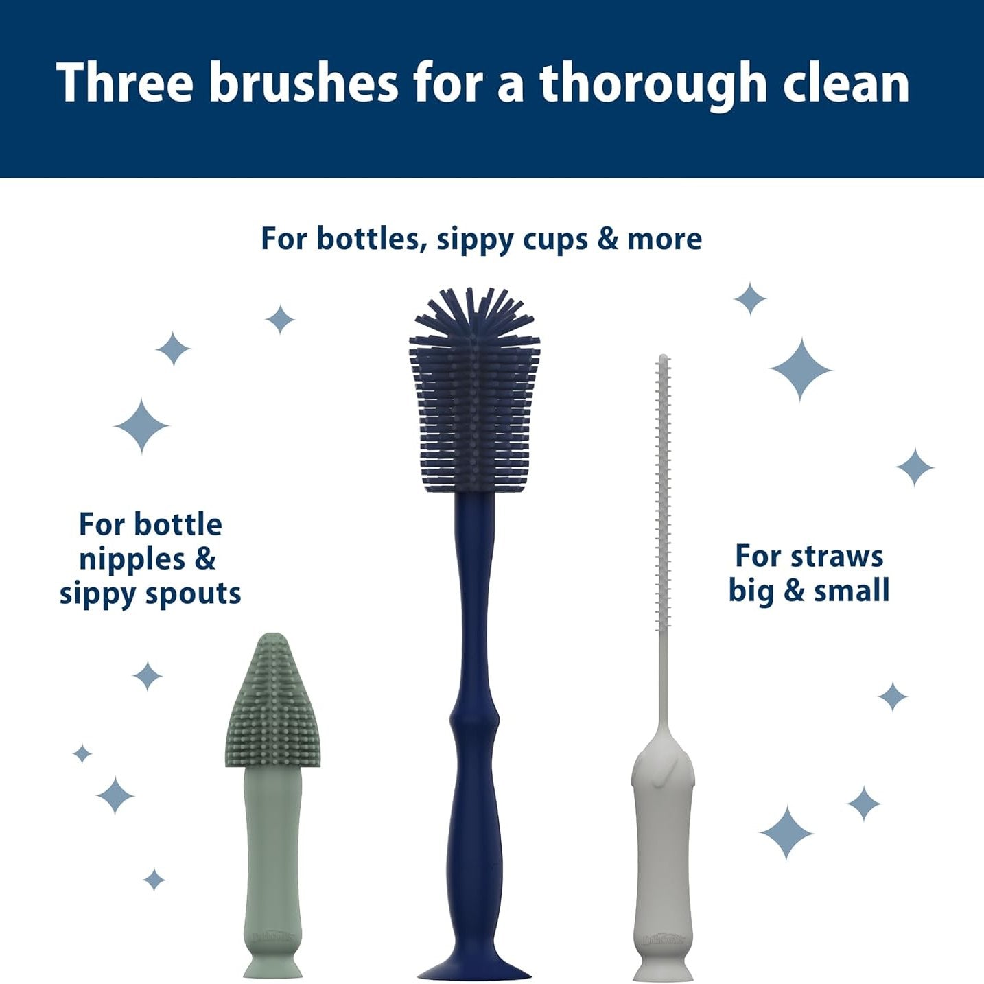 DrBrown's - Silicone Brush - Set