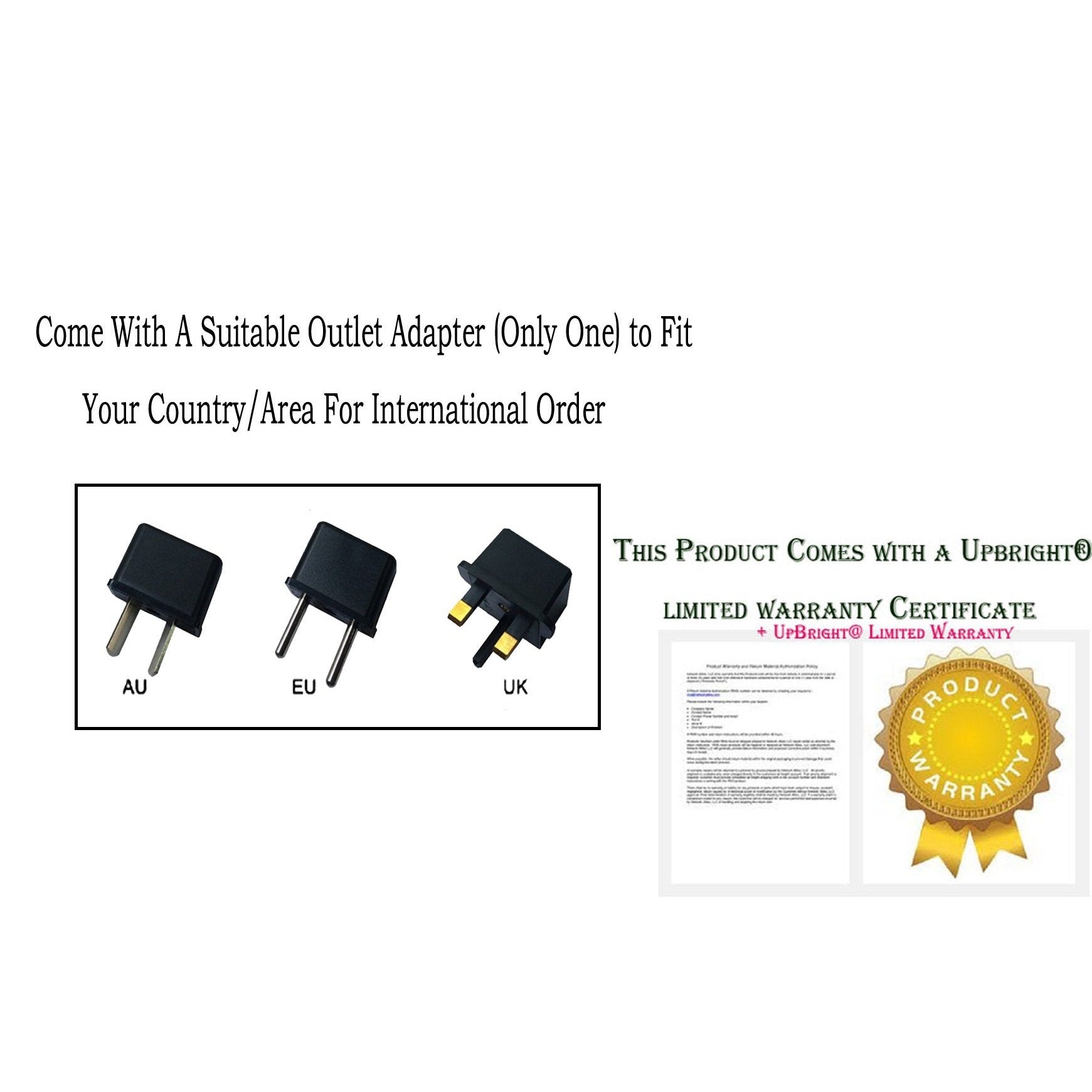 UpBright 5V AC/DC Adapter Compatible with Hair Growth System Restore ID-500 ID-500A ID500A Professional 282 Battery Pack Wellmike ADS012J-W 050240 ADS012J-W050240 5VDC 2.4A Power Supply Cord Charger - Medaid International