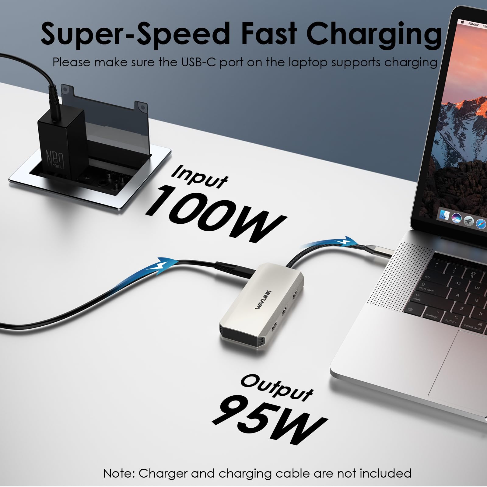Laptop Docking Station, WAVLINK Triple 4K Docking Station with Dual HDMI, DP, 100W PD in, 3 USB-A2.0 for Wireless Device, Compatible with Dell/HP/Lenovo etc, Windows Systerm Computer Only - Medaid International