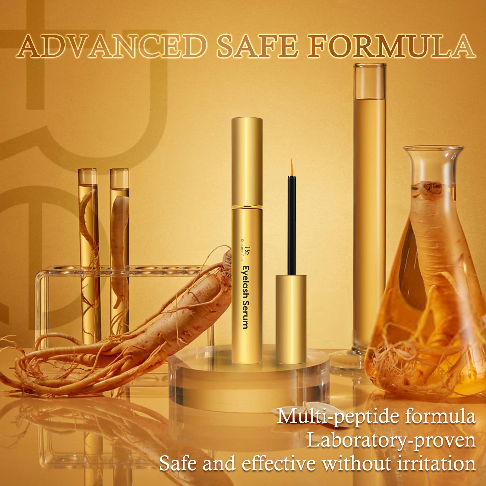 Premium Eyelash Growth Serum: Advanced Vegan Formula for Longer Thicker Lashes - Medaid International