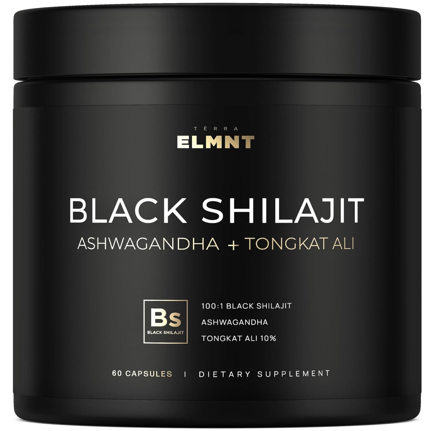 103,800mg Black Shilajit for Men 100x Strength w. Ashwagandha & Tongkat Ali 10% Extract - Ultra Pure Himalayan Shilajit Capsules 60% Fulvic Acid - Energy, Stamina & Performance Mens Health Supplement - Medaid International