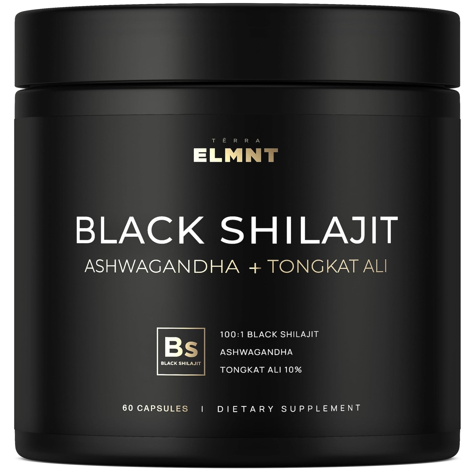 103,800mg Black Shilajit for Men 100x Strength w. Ashwagandha & Tongkat Ali 10% Extract - Ultra Pure Himalayan Shilajit Capsules 60% Fulvic Acid - Energy, Stamina & Performance Mens Health Supplement - Medaid International