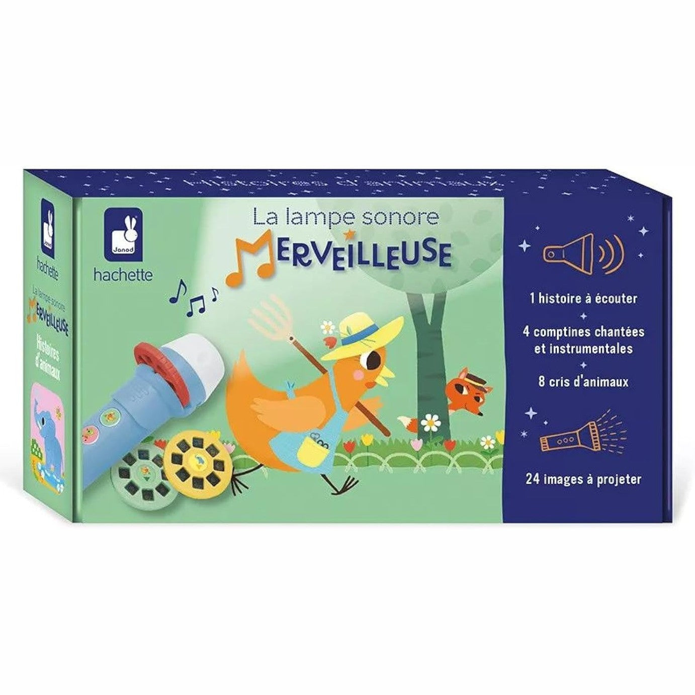 Janod - Wonderful Sound Lamp - Animals (French)