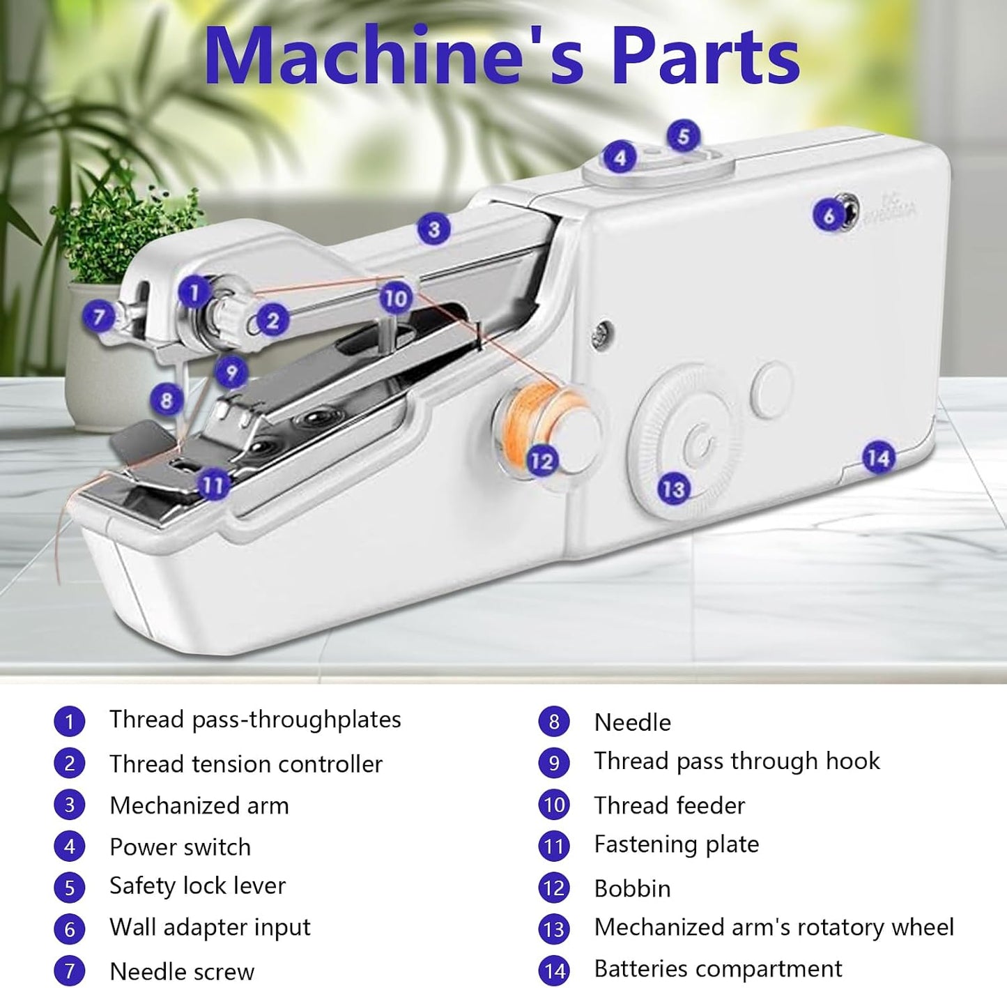 Portable Handheld Sewing Machine