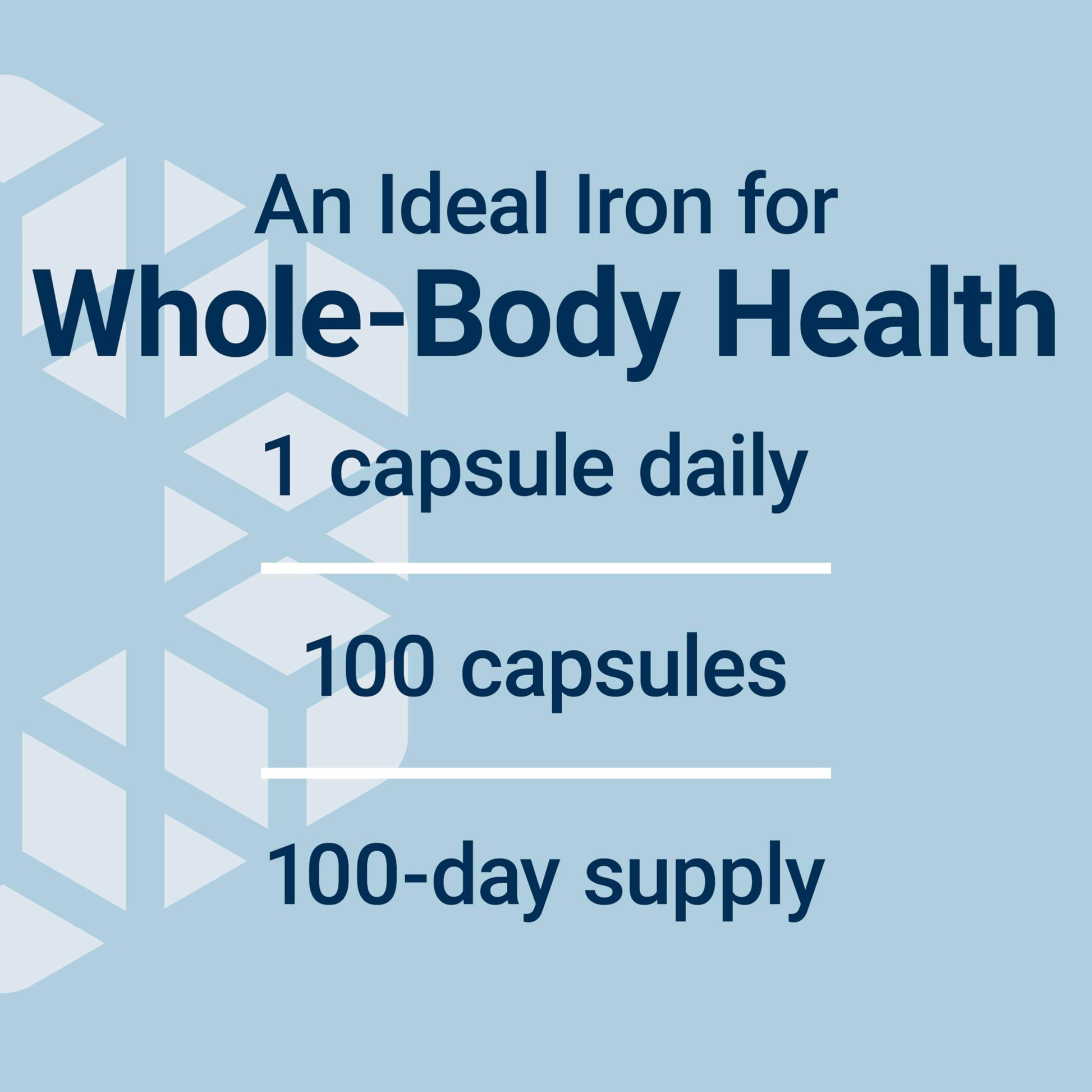 Life Extension Iron Protein Plus, Iron Protein succinylate, absorbable Iron Supplement for Whole-Body Health, Non-GMO, Gluten-Free, Vegetarian, 100 Capsules - Medaid International