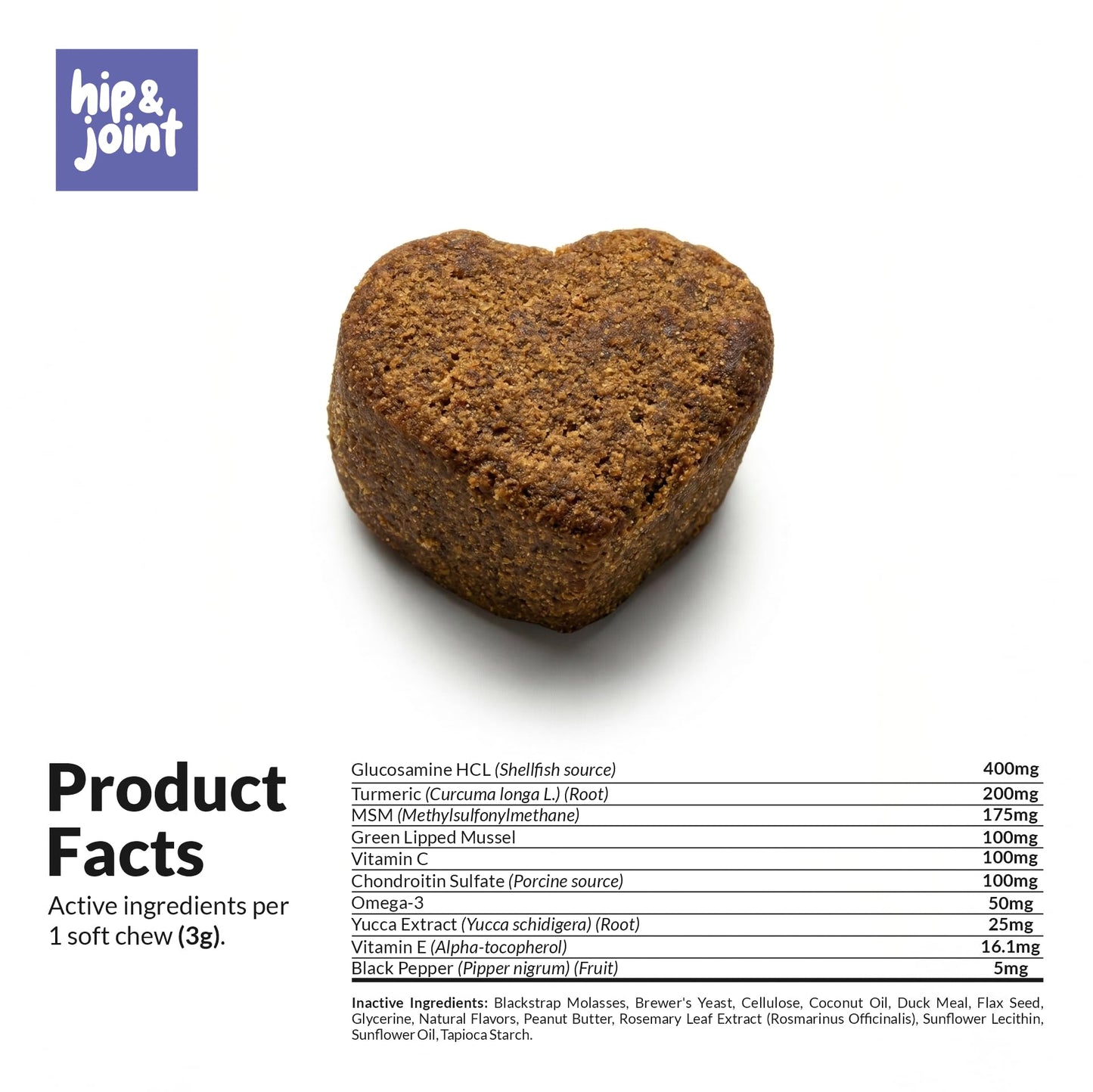 Hip and Joint Supplement for Dogs - with Collagen, Glucosamine for Dogs - Fish Oil - Green Lipped Mussel - Hip & Joint Support, Ease Inflammation, Antioxidant.