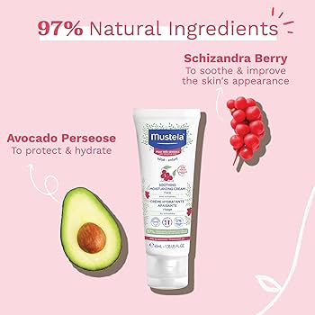 Mustela soothing moisturizing cream with schisandra 40ml