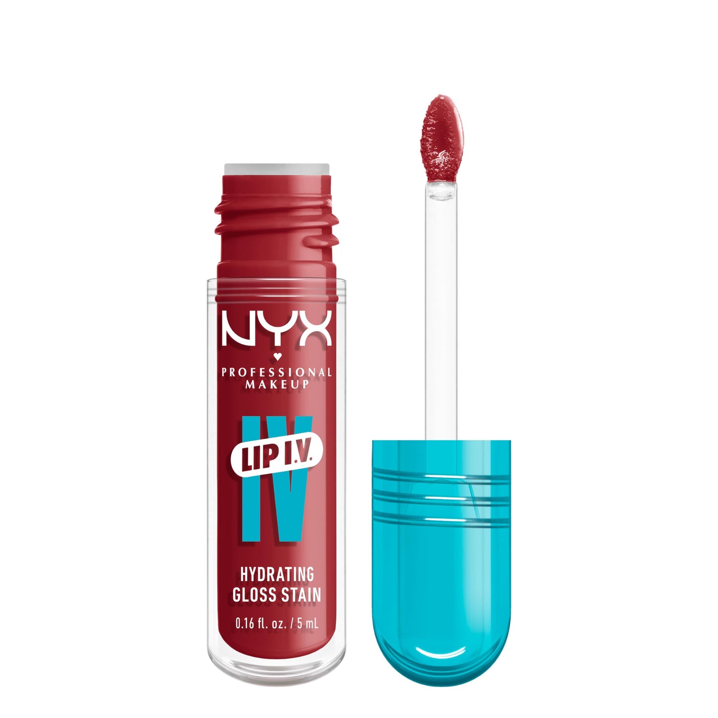 NYX PROFESSIONAL MAKEUP Lip IV Hydrating Glossy Lip Stain with 12HR Hydration - Bubblegum Burst (Pink) - Medaid International