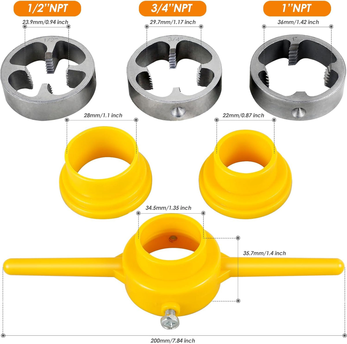PVC Thread Tool Set