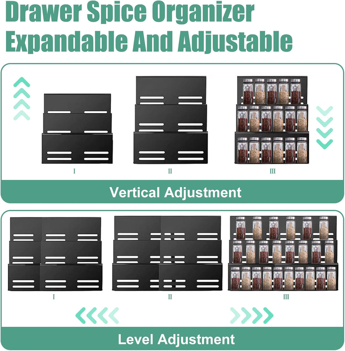 Extendible Spice Organiser