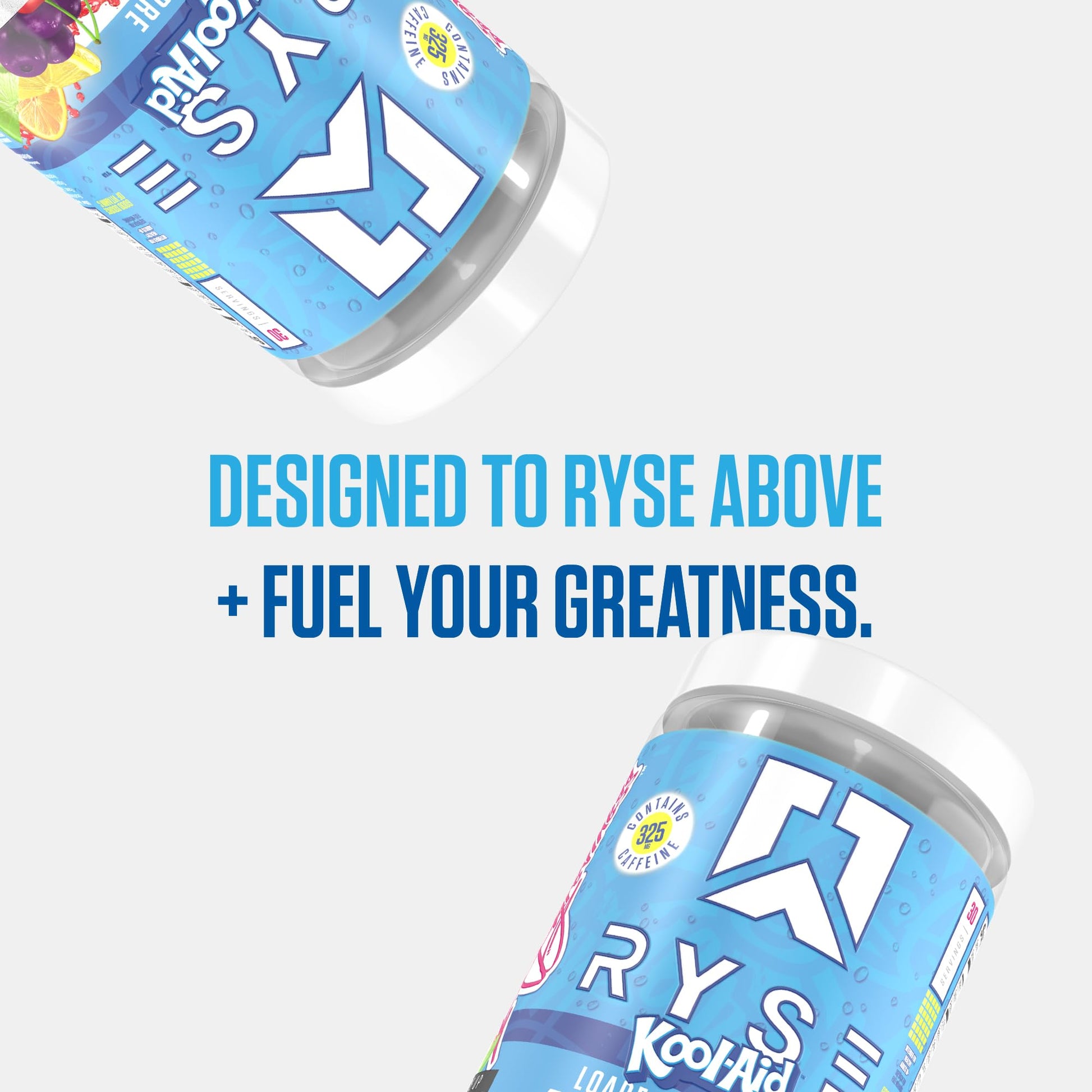 RYSE Loaded Pre Workout Powder - Kool-Aid Tropical Punch - Daily Pre-Workout for Men & Women with 325mg Caffeine, Beta Alanine, and Citrulline for Pump, Focus, and Energy - 30 Servings - Medaid International