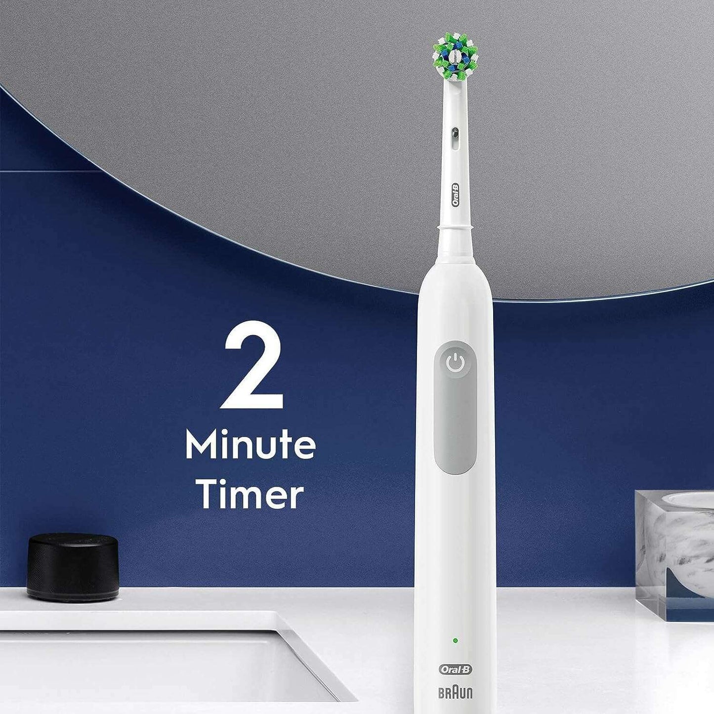 Pro 1000 Rechargeable Electric Toothbrush Crossaction Brush Head - Medaid International