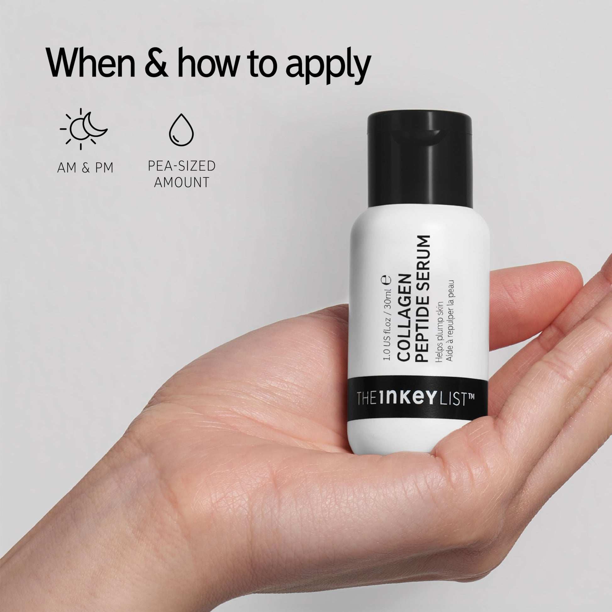 The INKEY List Collagen Peptide Serum, Face Serum to Plump and Firm Skin, Reduce Fine Lines and Wrinkles, 1.01 fl oz - Medaid International