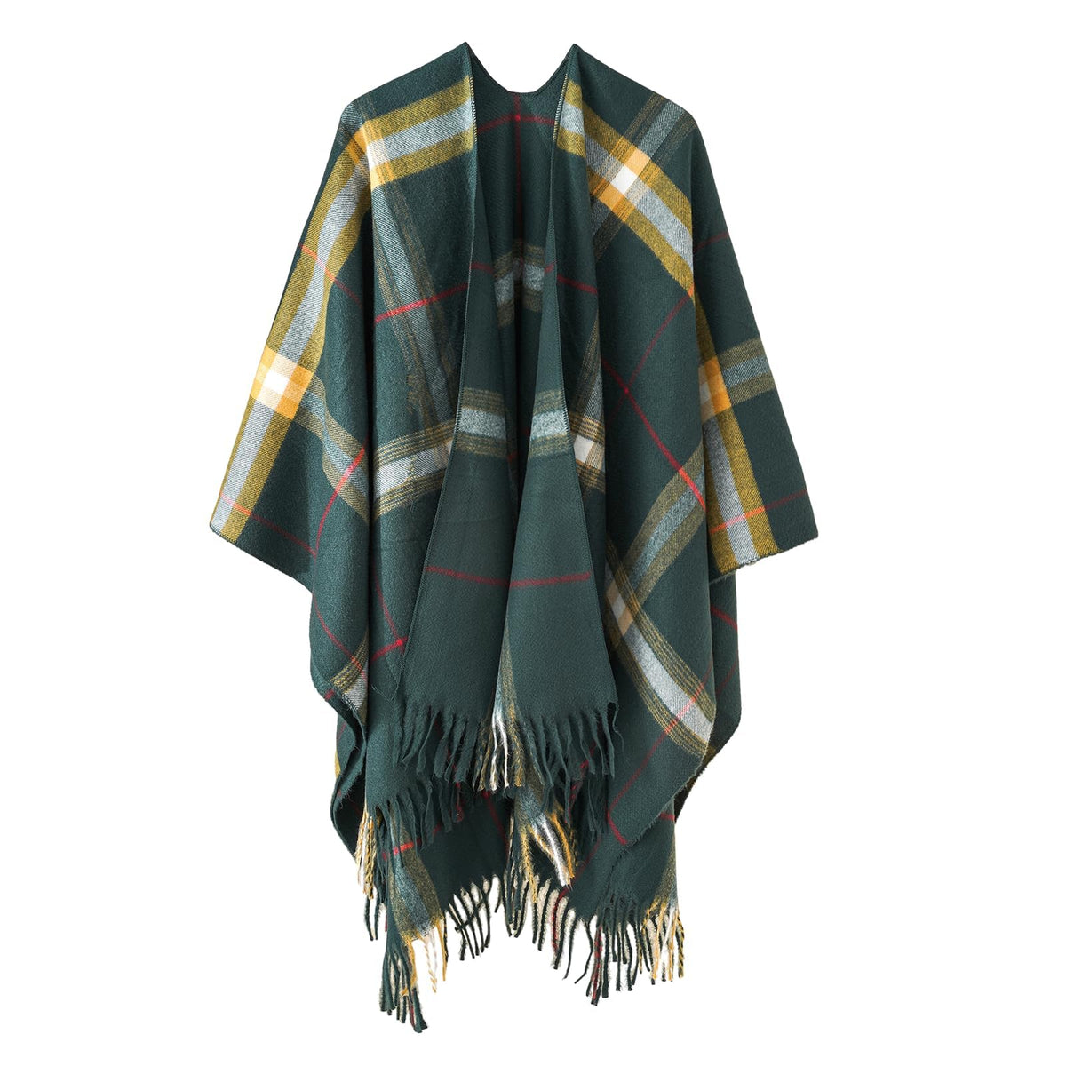 KASTWAVE Knit Shawl Wraps for Women, Wraps Oversized Winter Scarf, Warm Poncho Sweater, Tassels Open Front capes, Warm Wearable Blanket Long Cardigans Sweater Coats Birthday Gifts for Ladies