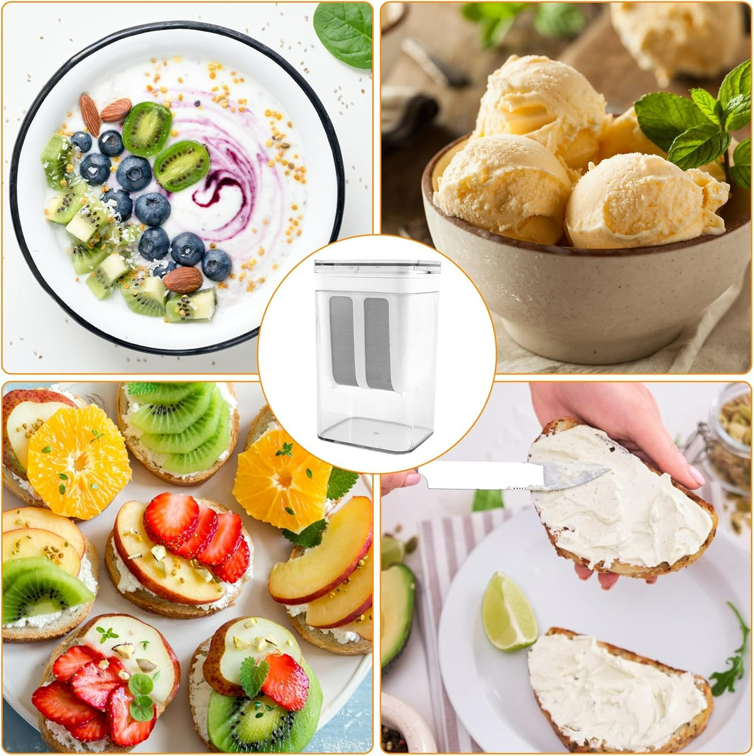 Greek Yogurt Strainer 1100ml – Multi-Purpose Yogurt Maker - Medaid International