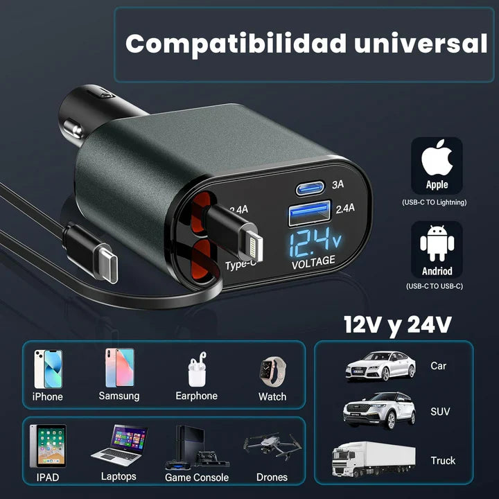 Retractable Car Charger