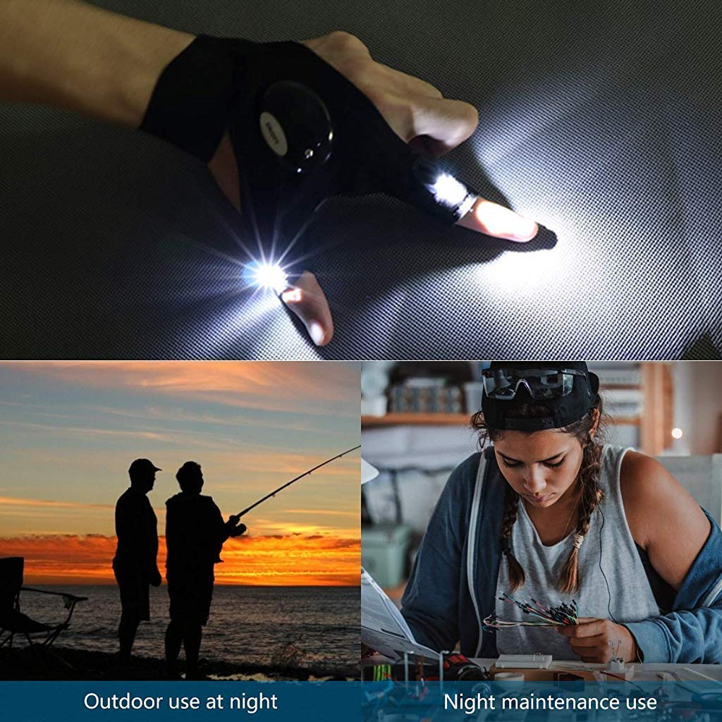 GloveLite Flashlight Glove Finger LED Light - Medaid International