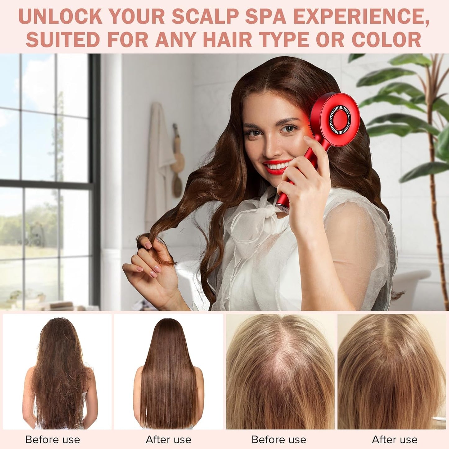Red Light Hair Massager