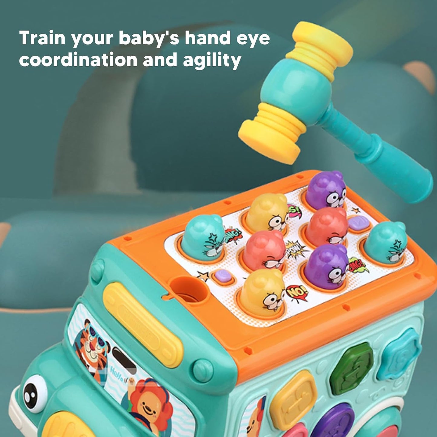 (NET) Bus Hammering Pounding Toy