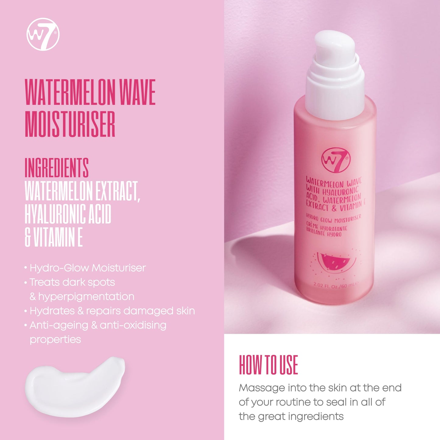 W7 Skin Refresh Skincare Set | Face Cleanser, Toner, Serum & Moisturizer | Hydrating & Glow Boosting Routine | Full Size, Long Lasting Products to Use at Home - Medaid International