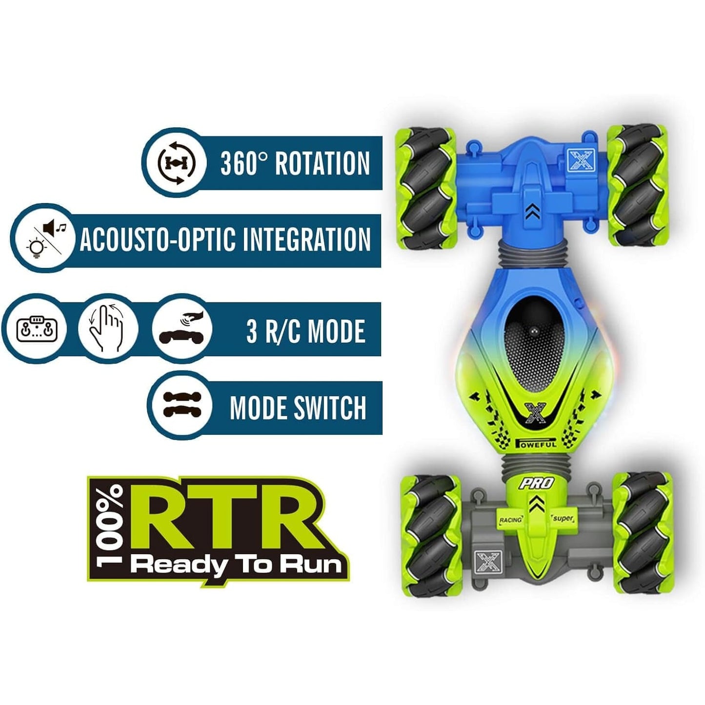 Gesture Sensing RC Stunt Car - Medaid International
