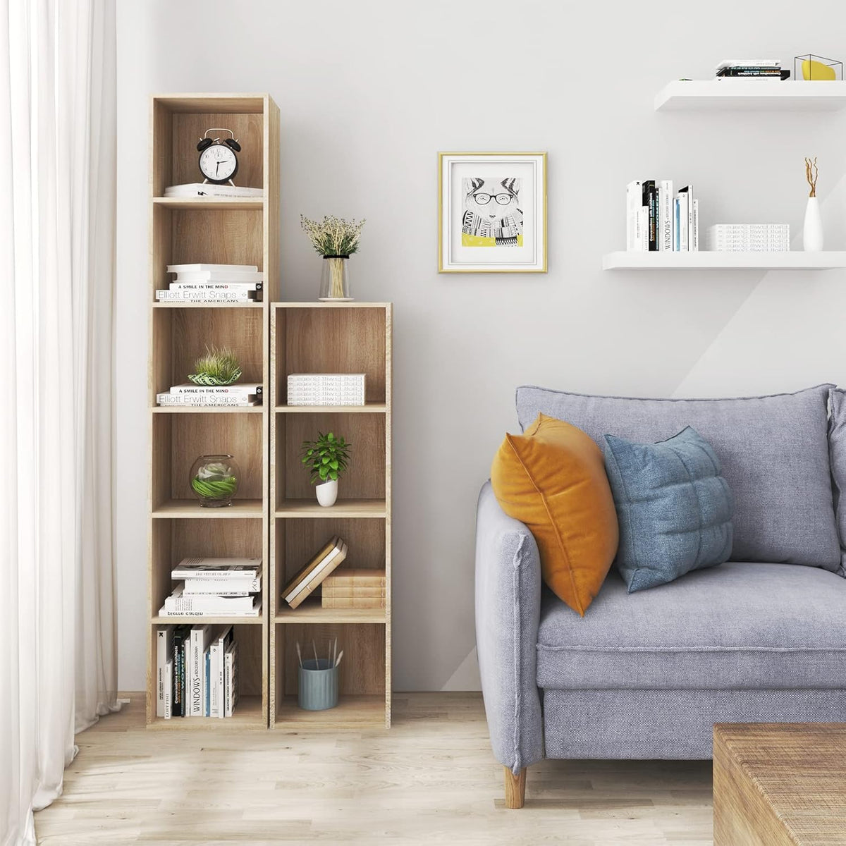 WOLTU Bookcase Wooden