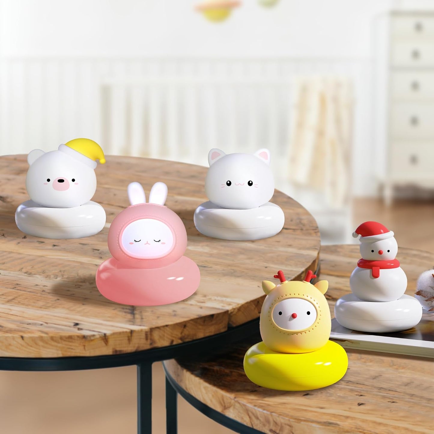 Bunny Children's Battery Nursing Light Baby Sleep Aid Snooze Lights Rabbit Decoration Children's Room