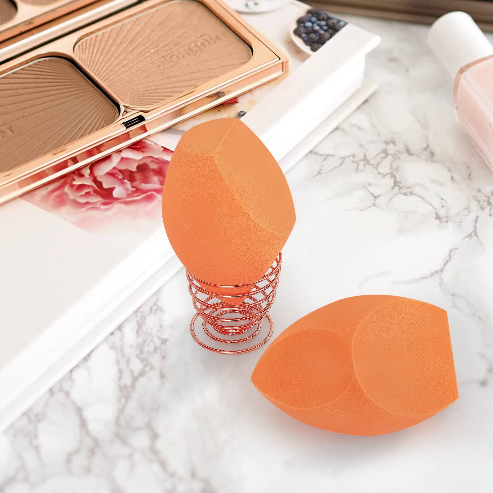 XL EXTRA LARGE Make Up Beauty Sponges Blender-Product contains: 1x Extra Large(10 cm) and 1 Sponge Holder-for Dry & Wet Use for Face Body , Blush Cream, Liquid Foundation Powder Application - Medaid International