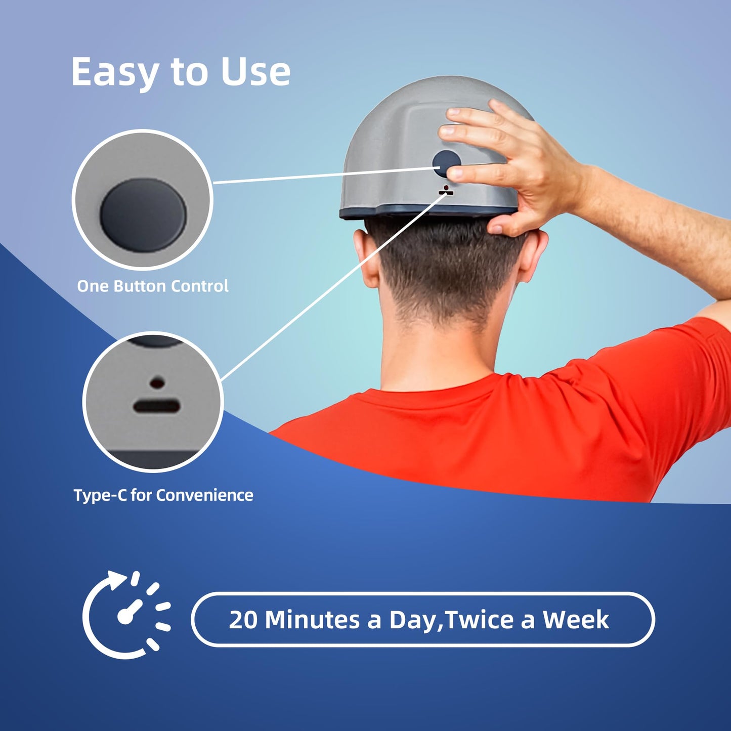 Laser Red Light Therapy for Hair Growth Device, FDA Cleared Hair Loss, Hair Growth Device - Medaid International