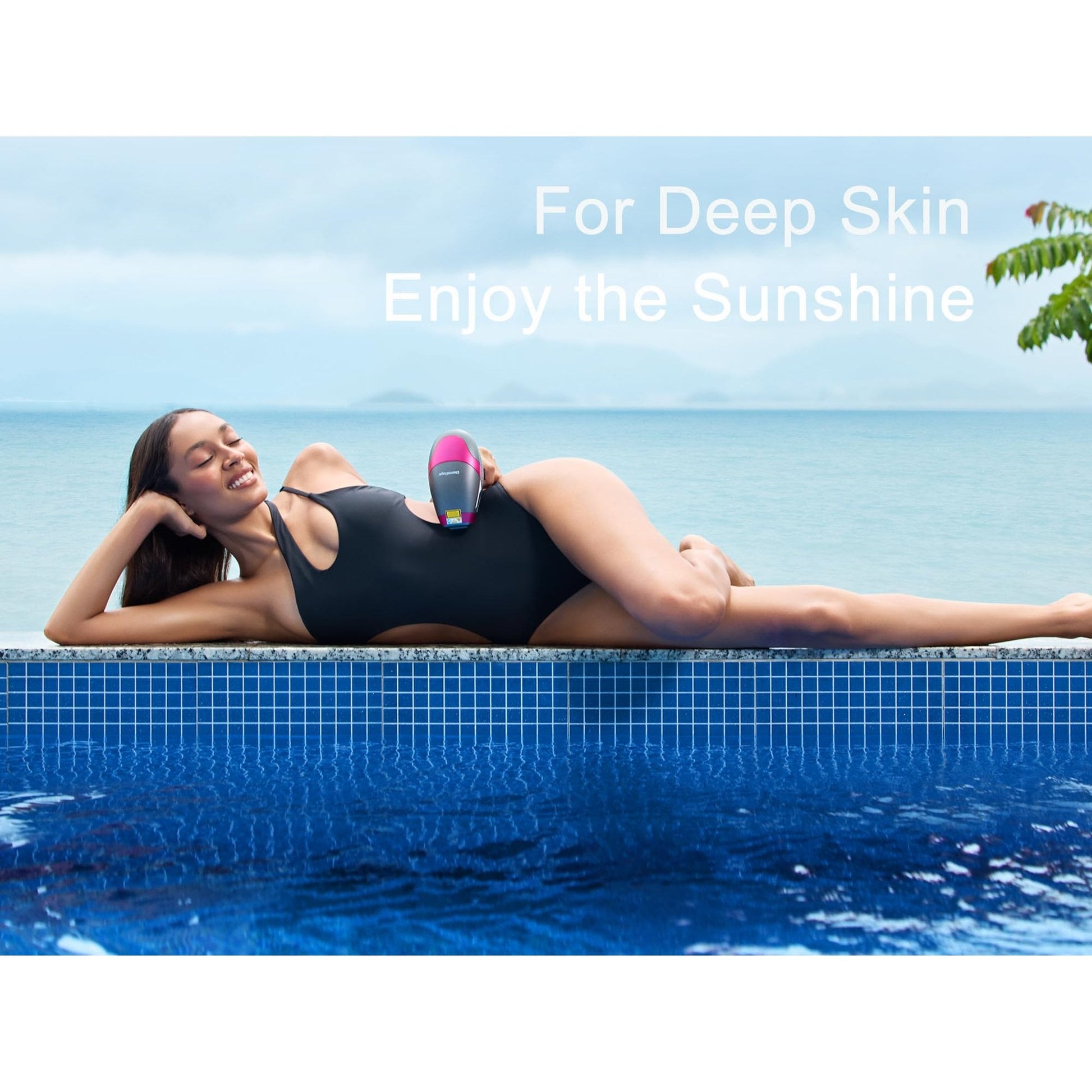 Upgrated Diode Laser Hair Removal for Dark Skin Tones, DermRays 1064nm Laser Hair Removal, Permanent Reduction in Hair Regrowth for Women and Men, V6S Suitable for Deep Skin Tone - Medaid International