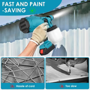 Cordless Paint Sprayer With 2 Battery
