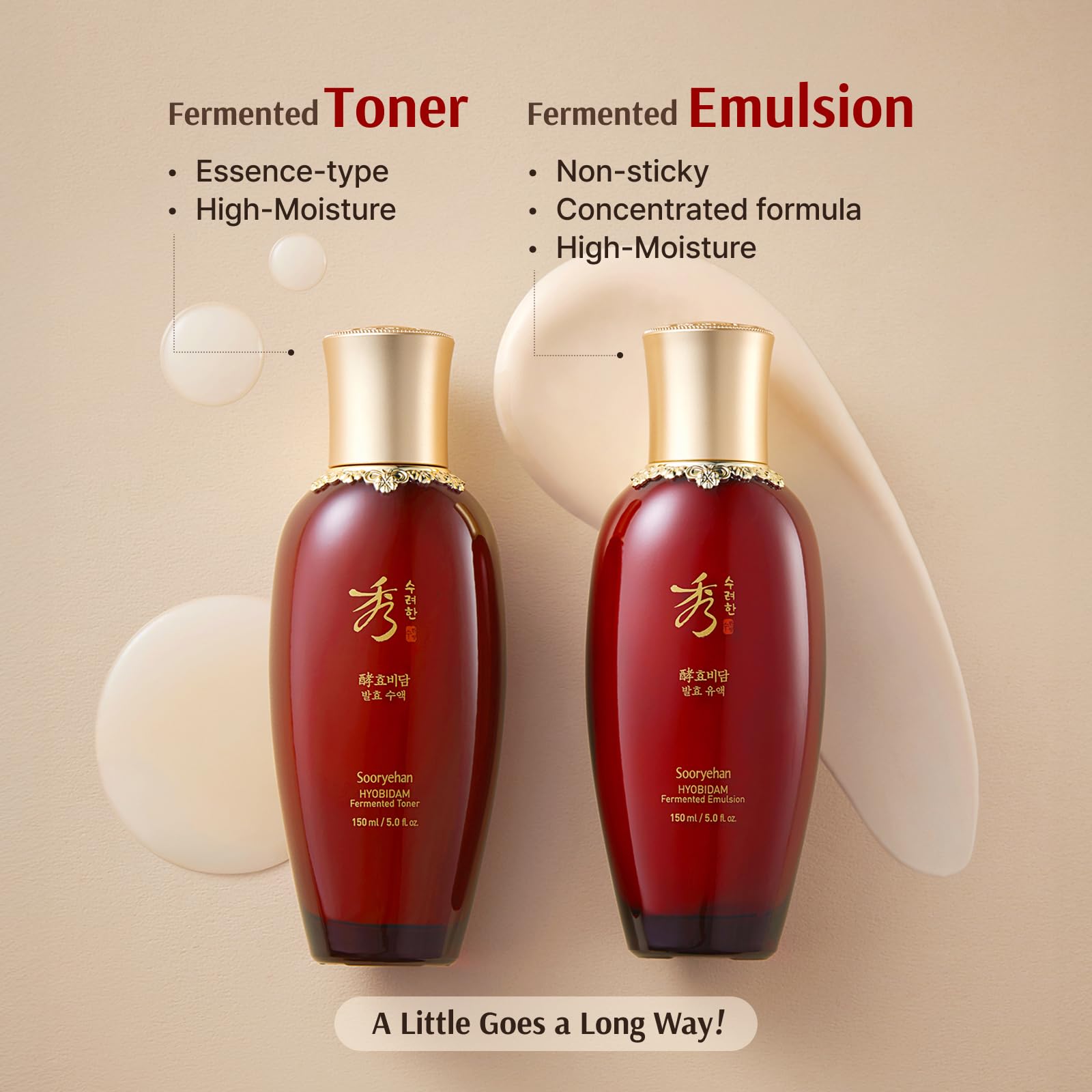 Sooryehan Ginseng Skincare gift Set - Hyobidam Korean Skin Care Set, Premium Gift Set for Intense Hydration, Firm Skin, Wild Ginseng, 13.53 fl oz - Medaid International