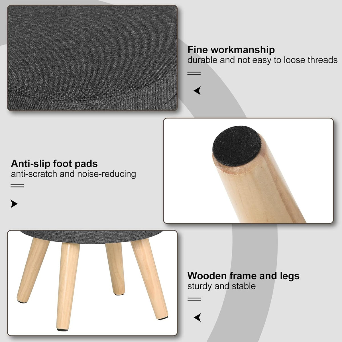 WOLTU Storage Ottoman Chair Stool (SH63RS)