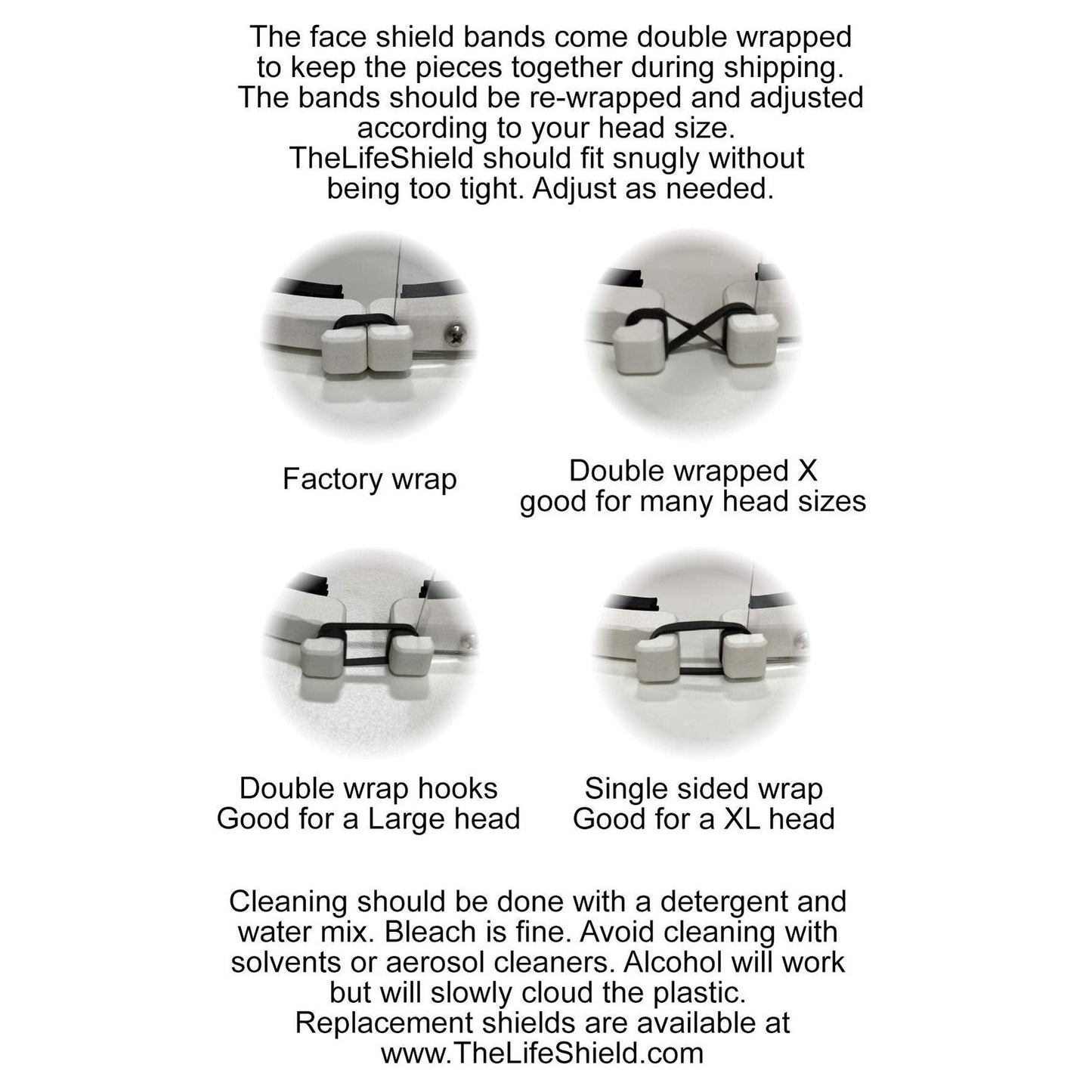 Prime Manufacturers TheLifeShield Face Shield REUSABLE PPE Made in USA - Medaid International