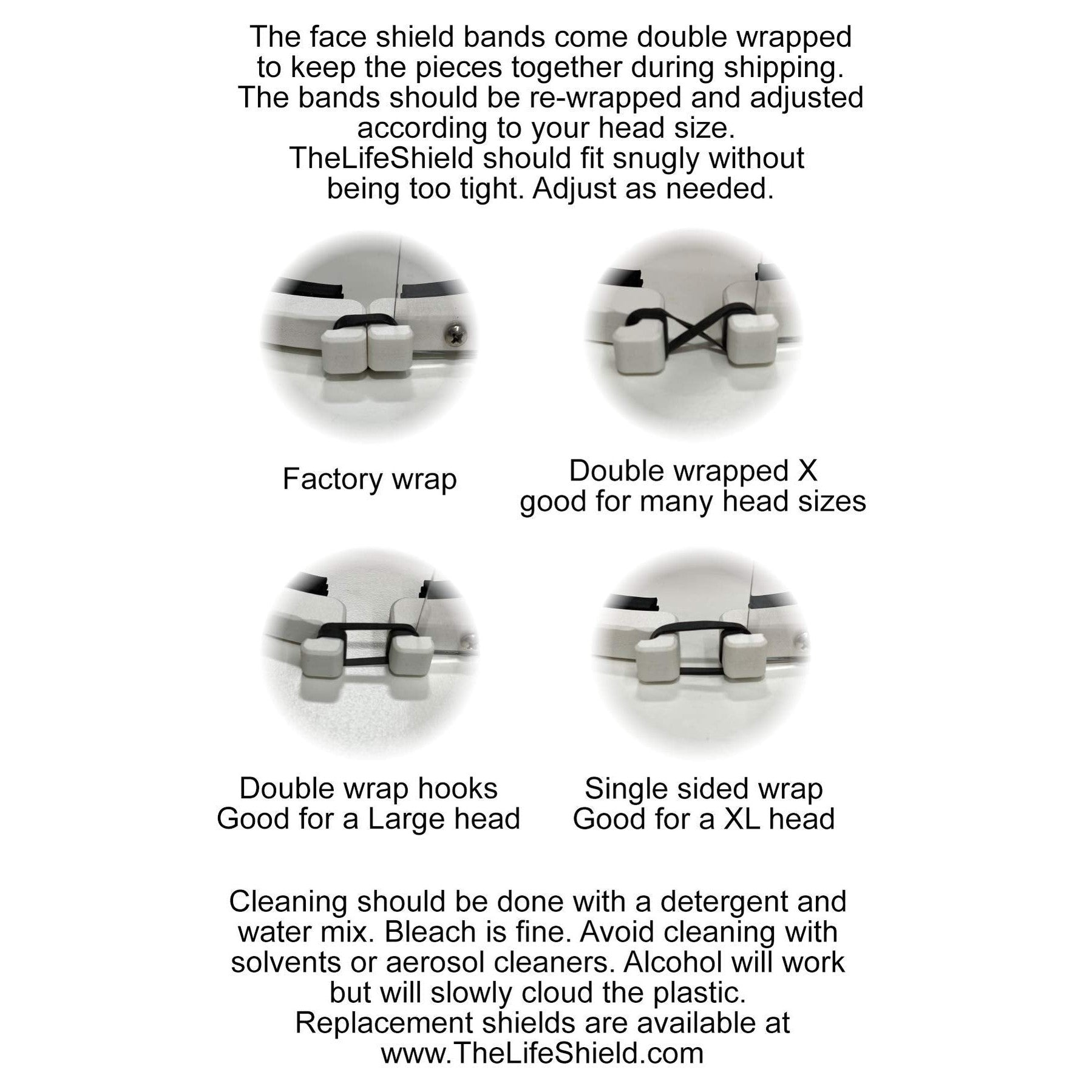 Prime Manufacturers TheLifeShield Face Shield REUSABLE PPE Made in USA - Medaid International