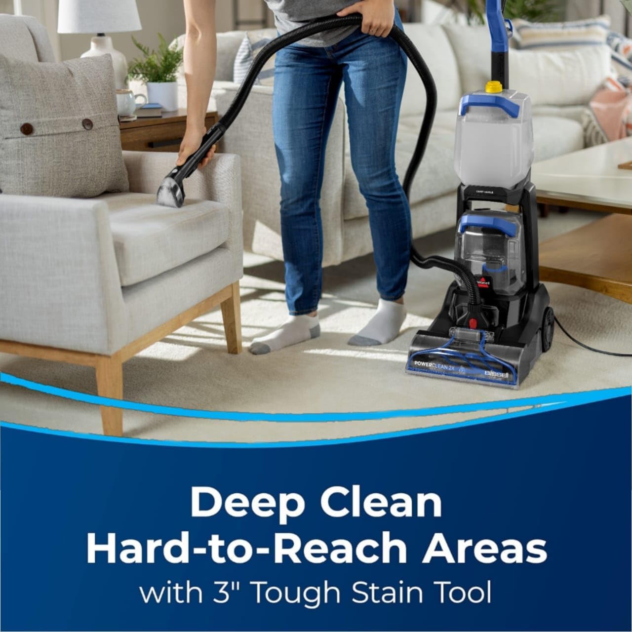 Bissell 3878K Powerclean 2X Carpet and Upholstery Washer