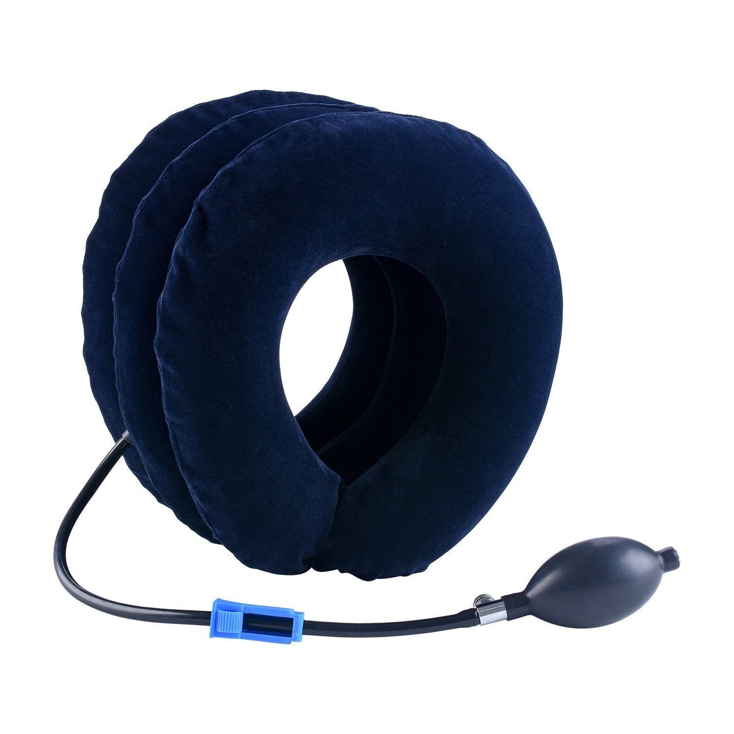 Cervical Neck Traction Device Inflatable Neck Stretcher, Easy to Use for Chronic Neck and Shoulder Pain Relief Traction Spine Alignment, Neck Cervical Brace，Blue - Medaid International