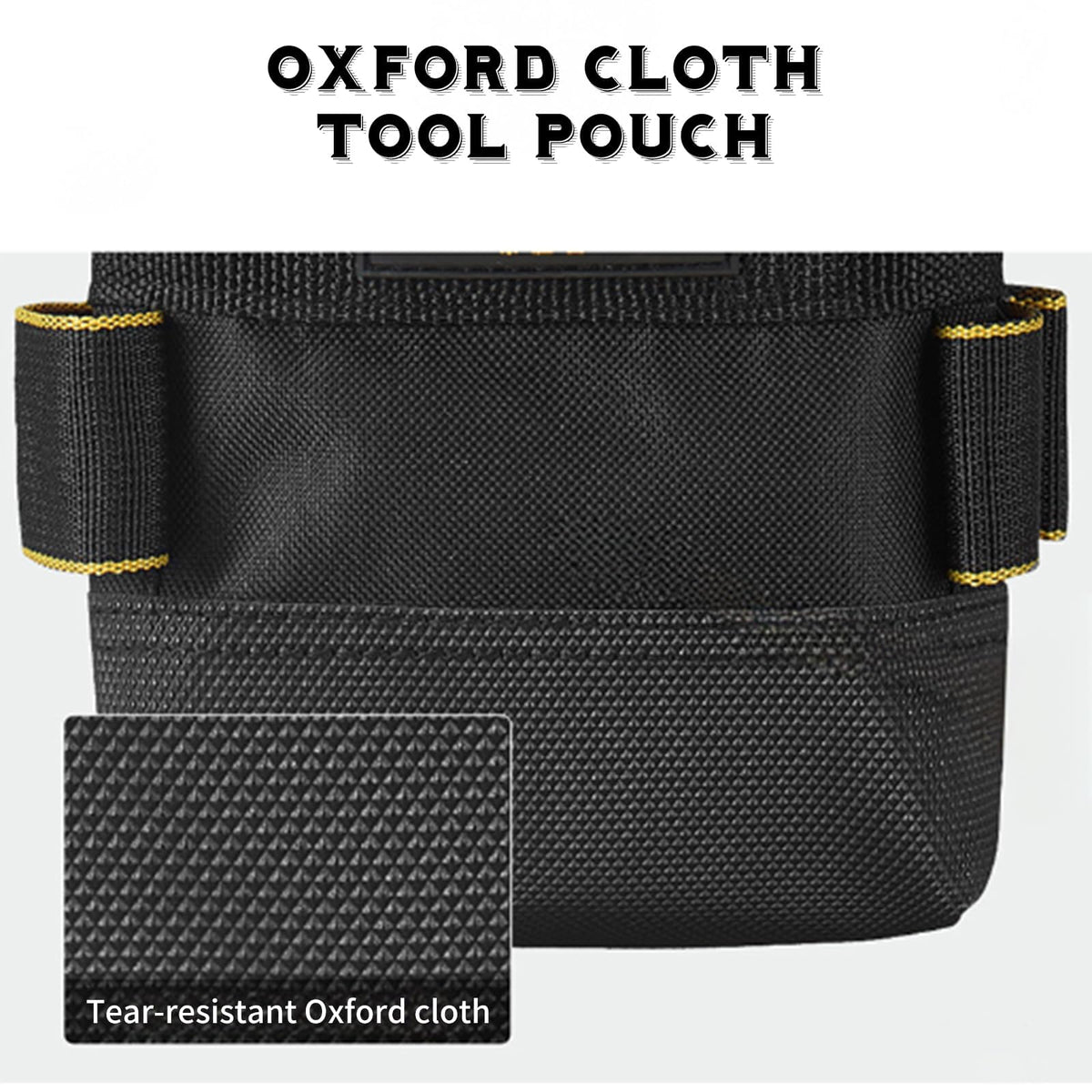 TERRIFI Tool Belts for Men, Tool Pouch, Electrician Tool Bag with Belt, Quick Tool Pouch with Cover, Wear Resistant Tool Belt for Electricians, Carpenters