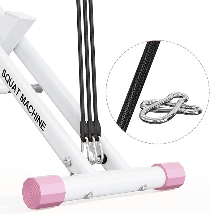 Foldable Full-Body Squat & Ride Trainer – 4-in-1 Home Fitness Machine for Legs, Hips, and Core