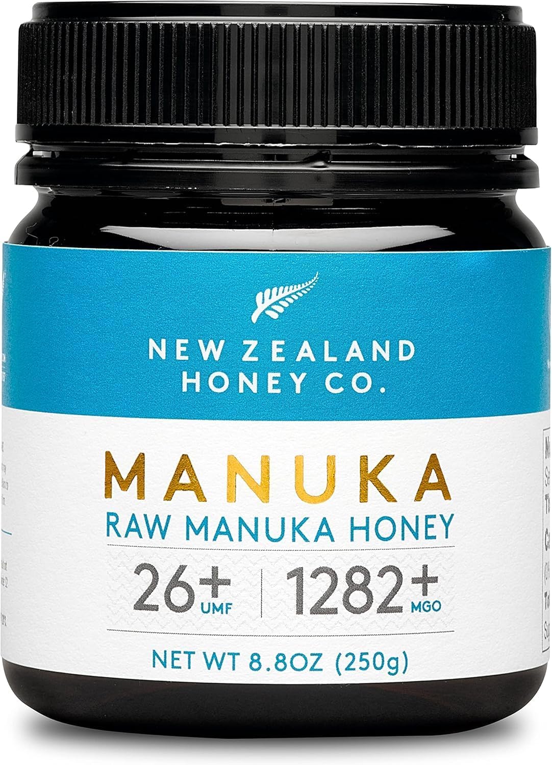 New Zealand Honey Co. Raw Manuka Honey UMF 26+ / MGO 1282+ | 8.8oz, Authentic UMF & MGO Certified, Traceable Hive to Home - Medaid International