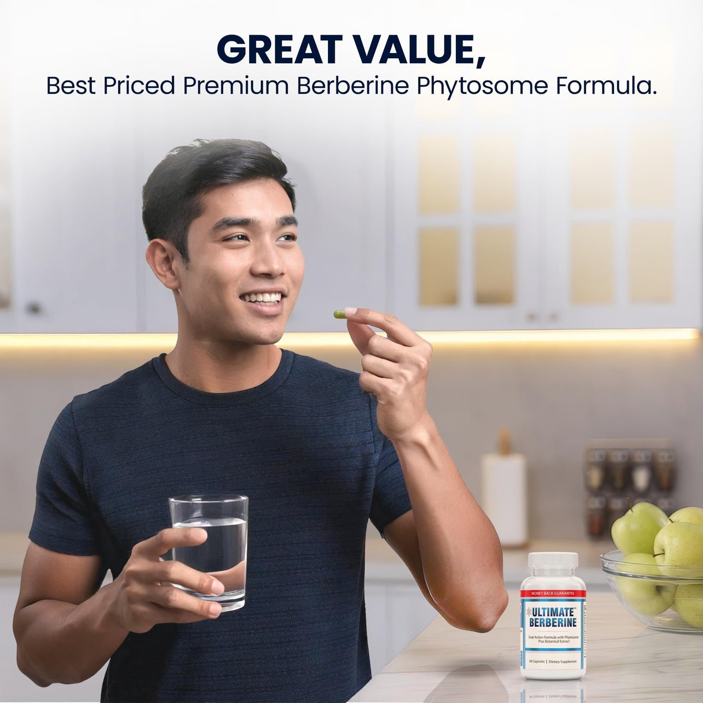 Ultimate Berberine Phytosome for Metabolic Health, Appetite Control & Gut Health - 9.6X Absorption with Dual Action Formula - Immunity & Cholesterol Support - 1000mg Clinical Dose - Third Party Tested - Medaid International