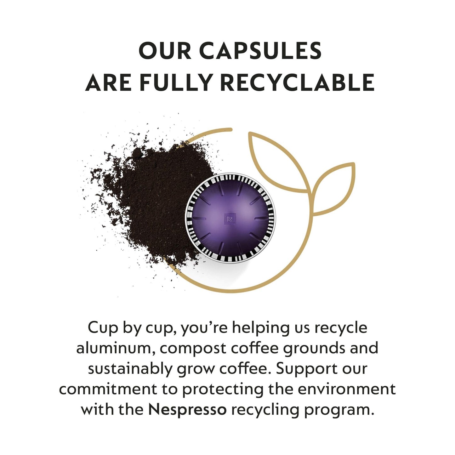 Nespresso Capsules Vertuo, Espresso Variety Pack, Medium and Dark Roast Espresso, 50-Count Espresso Pods, Brews 1.35oz.