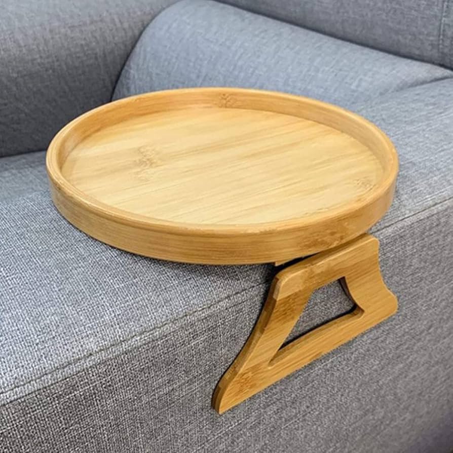 Couch Armrest Adjustable Table طاولة مسند ذراع الأريكة قابلة للتعديل
