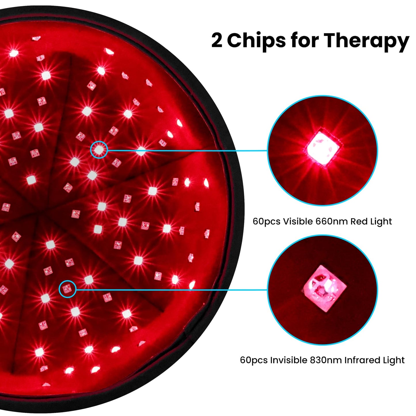 Elfeye Red Light Therapy Cap for Hair Growth - Hair Regrowth Treatment Device for Men & Women, 660&850nm Red Light Therapy Hat, Laser Cap for Thinning Hair, Hair Loss & Scalp Health - Medaid International