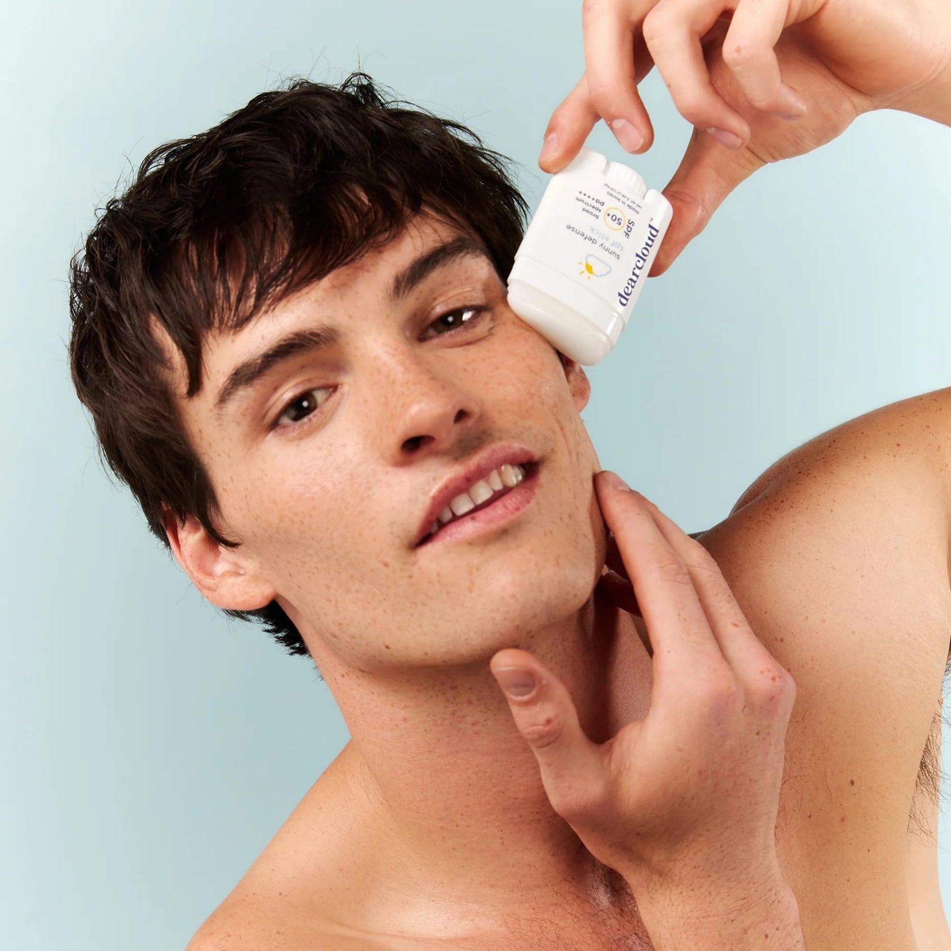 dearcloud Sunny Defense Sunscreen Stick SPF 50+ PA++++ – Korean Sunscreen for Face & Travel Size (.68 oz) - Medaid International