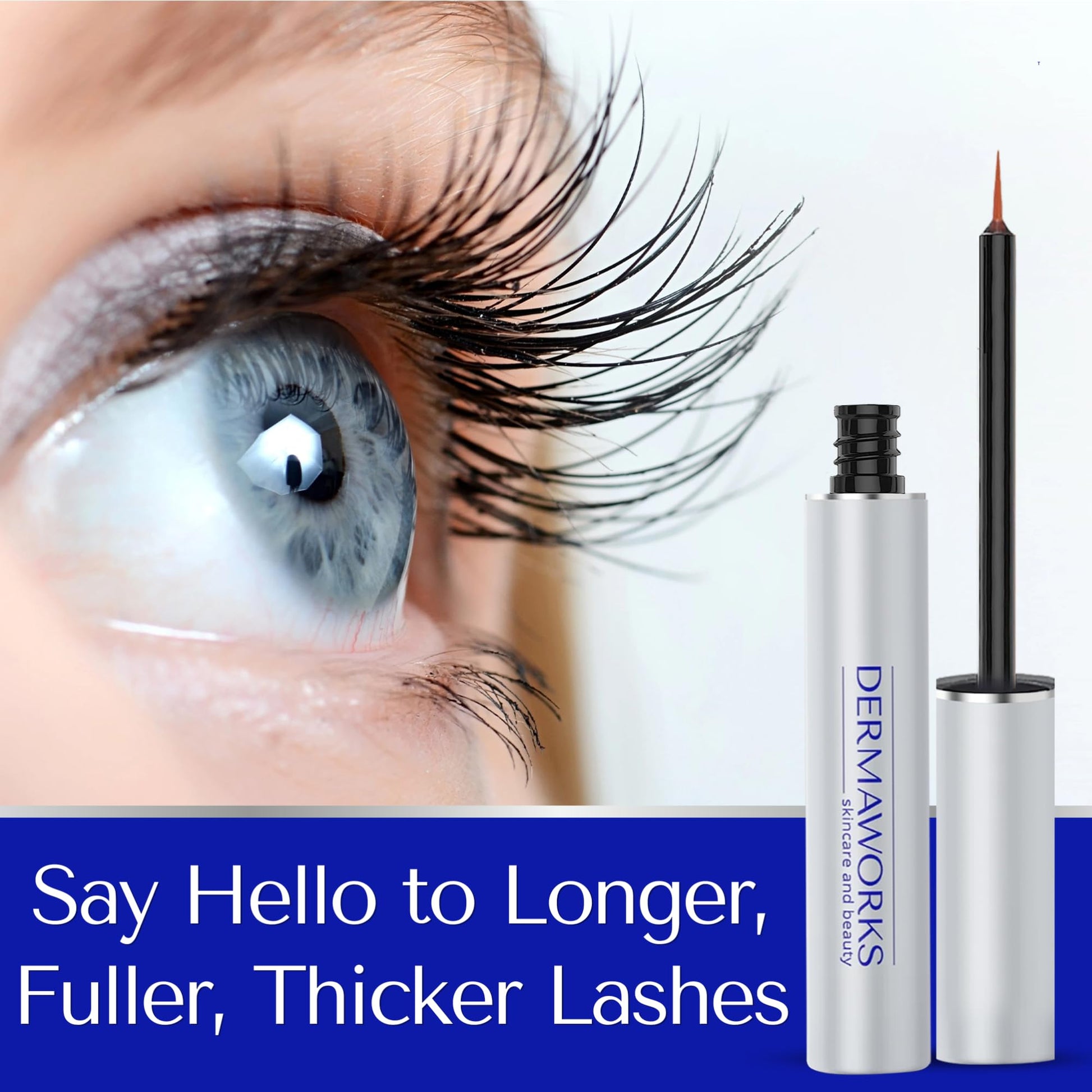 SPECTACULASH LASH SERUM for Eyelash Growth - Eyelash Serum to Grow Lashes - Suero para Pestañas Crecimiento - Lash Conditioner for Growth & Volume Lashes - Sérum para Pestañas by DERMAWORKS - Medaid International