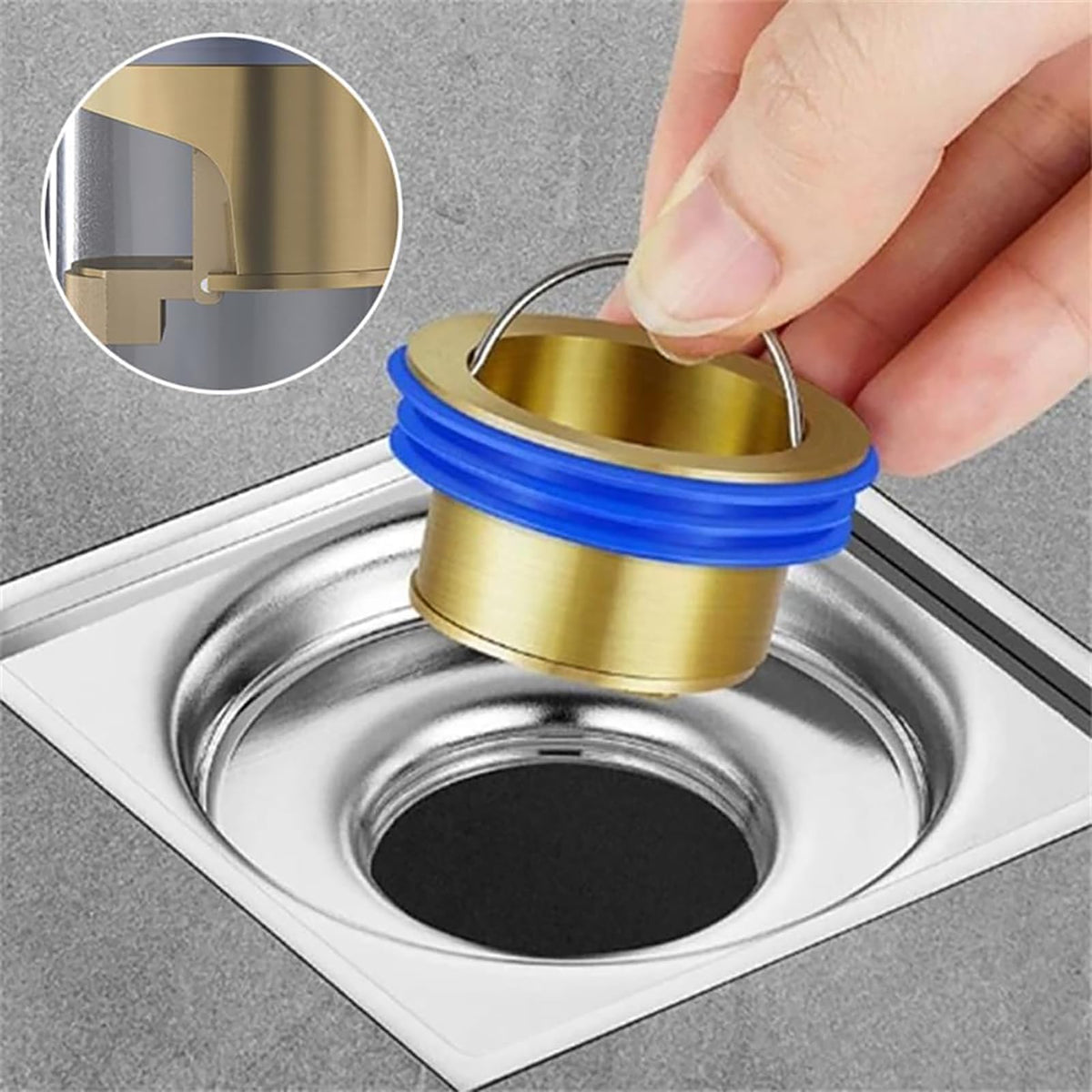 Terrifi 2 Pack Sewer Floor Leaky Stinking Core, Toilet Drain Deodorizing Shower Backflow Preventer, Suitable For Pipes Tubes In Bathroom Kitchen