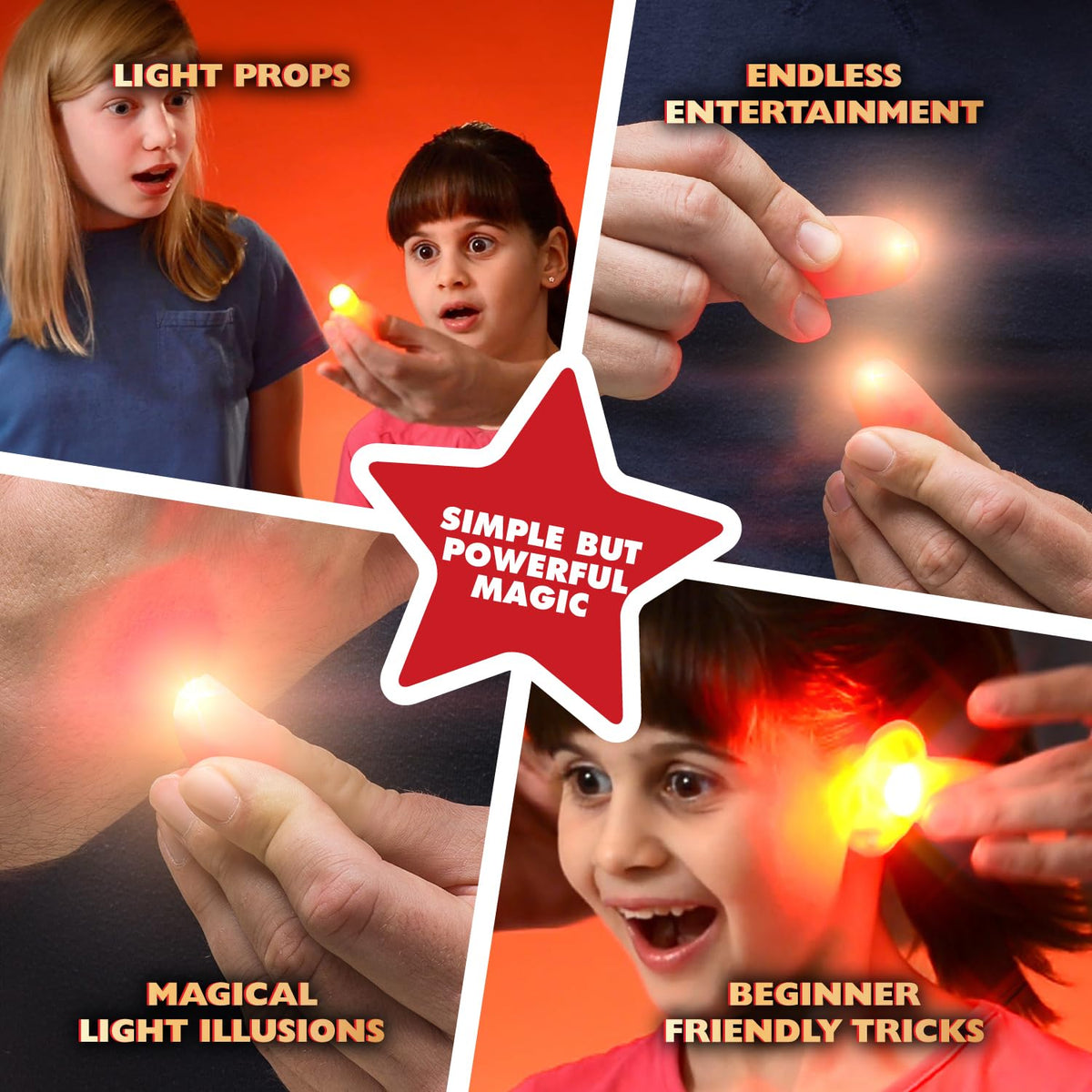Marvin’s Magic Signature Lights from Anywhere Junior – Magical Light Illusion Trick Set with Props & Instructions