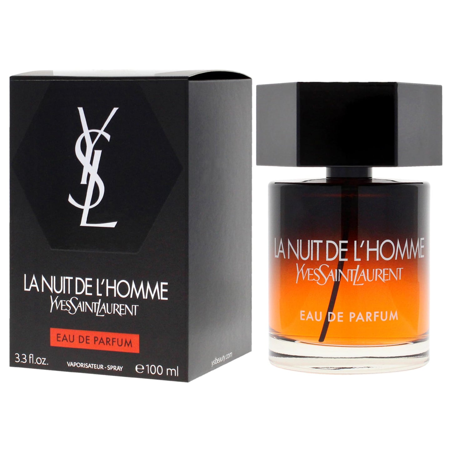 Yves Saint Laurent La Nuit De Lhomme Eau De Parfum Spray For Men (New 2019 Launch), 3.3 Ounce - Medaid International